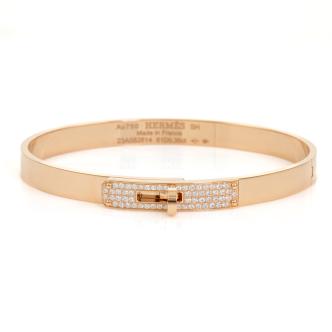 Hermès Kelly Diamond Bracelet