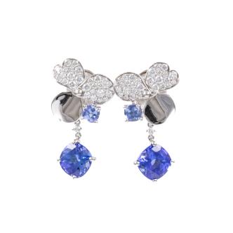 Tiffany & Co. Tanzanite & Diamond Earrings
