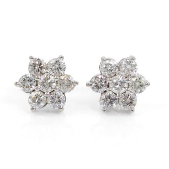 2.10cts Diamond Earrings