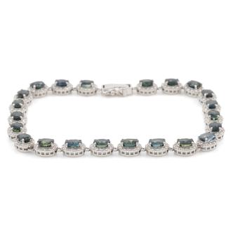 9.62ct Sapphire and Diamond Bracelet