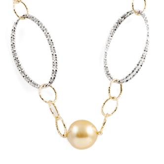 16.60mm-15.0mm South Sea Pearl Necklace