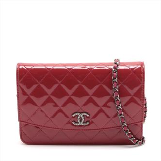 Chanel Patent Brilliant Wallet On Chain