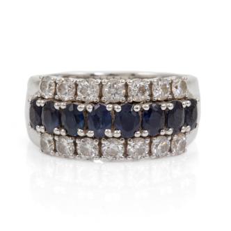 1.10ct Sapphire and Diamond Ring