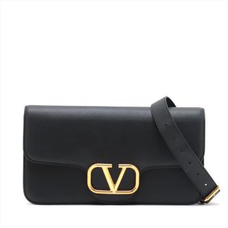 Valentino V logo Leather 2way Bag