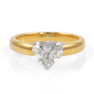 1.80ct Heart Diamond Solitaire Ring