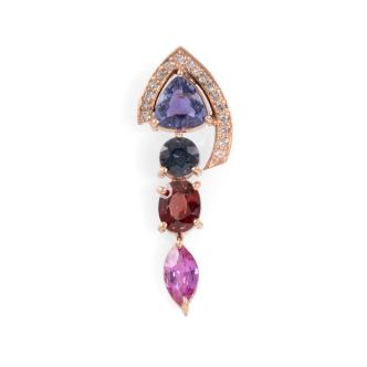 Ceylon Sapphire and Diamond Pendant